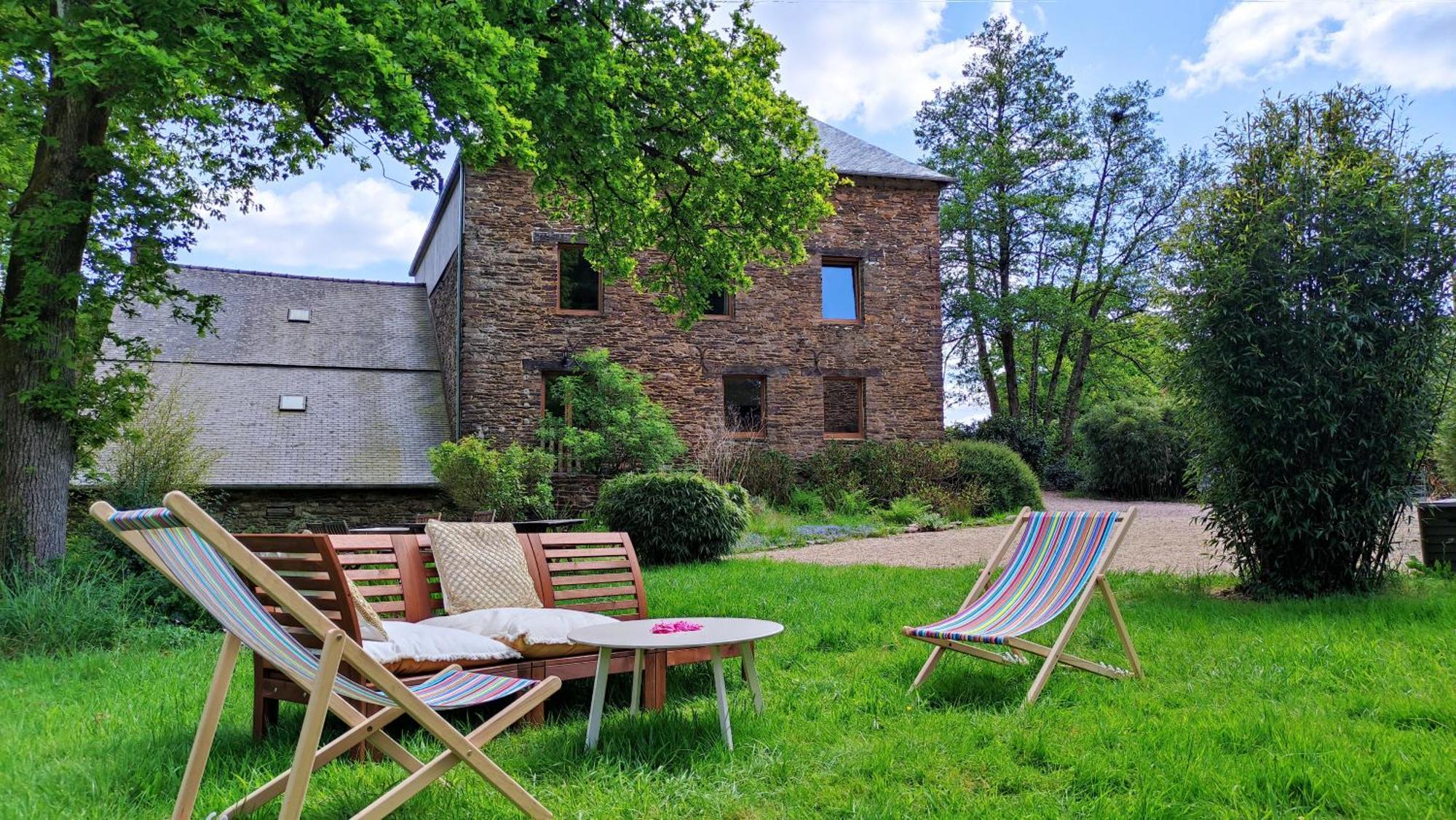 Chambre D'Hote En Gite - Moulin De La Houssaie - Broceliande Guer ภายนอก รูปภาพ